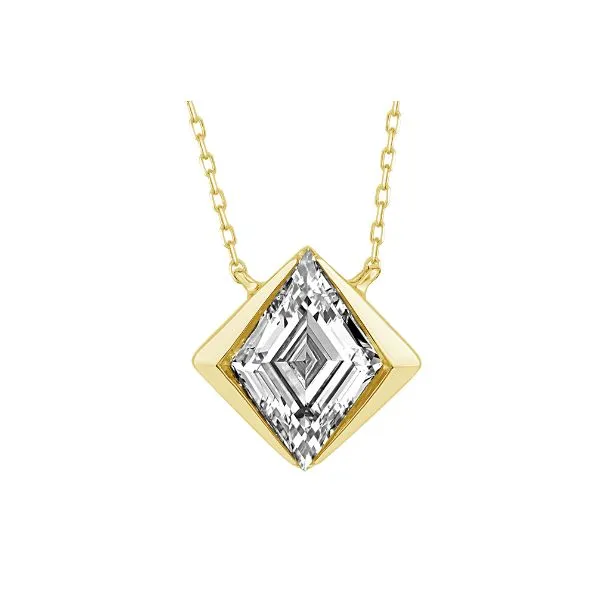 Yellow 14 Karat Starlight Lab Diamond Pendant Doland Jewelers, Inc. Dubuque, IA