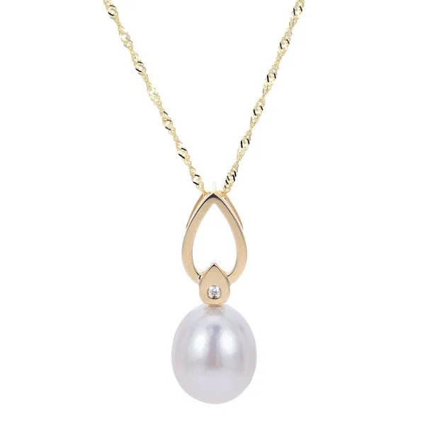 Yellow 14 Karat Pearl Pendant Doland Jewelers, Inc. Dubuque, IA