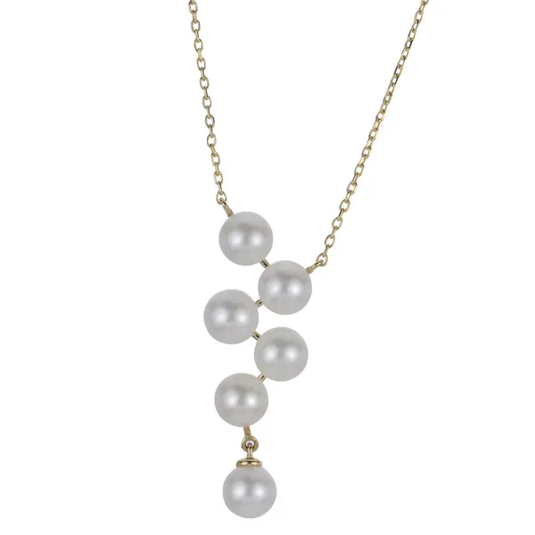 Yellow 14Kt Gold Cultured Freshwater Pearl Pendant Doland Jewelers, Inc. Dubuque, IA