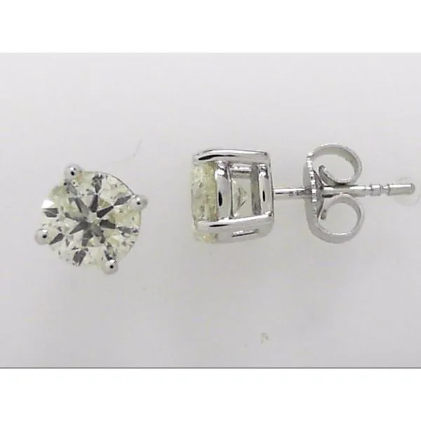 White 14Kt Diamond Stud Earrings Doland Jewelers, Inc. Dubuque, IA