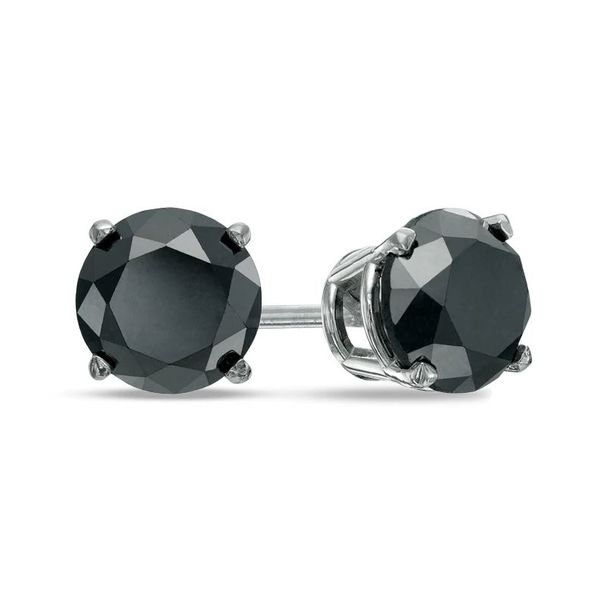 White 14K White Gold Stud Earrings Doland Jewelers, Inc. Dubuque, IA