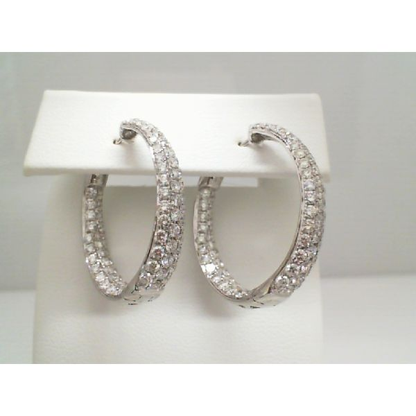 Diamond Hoop Earrings Doland Jewelers, Inc. Dubuque, IA