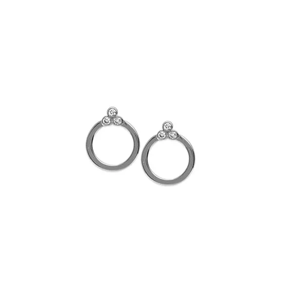 White Gold Earrings Doland Jewelers, Inc. Dubuque, IA