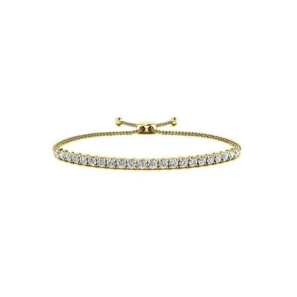 14K Yellow Gold Diamond Bracelet Doland Jewelers, Inc. Dubuque, IA