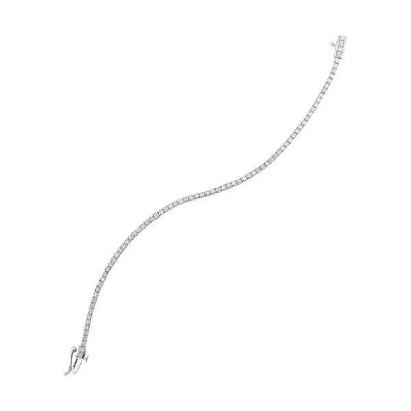 White 14 Karat Diamond Tennis Bracelet Doland Jewelers, Inc. Dubuque, IA