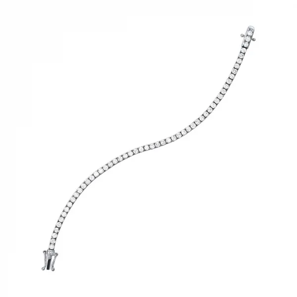 White 14 Karat Diamond Tennis Bracelet Doland Jewelers, Inc. Dubuque, IA