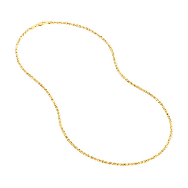 Yellow 14Kt Hollow Rope Chain Doland Jewelers, Inc. Dubuque, IA