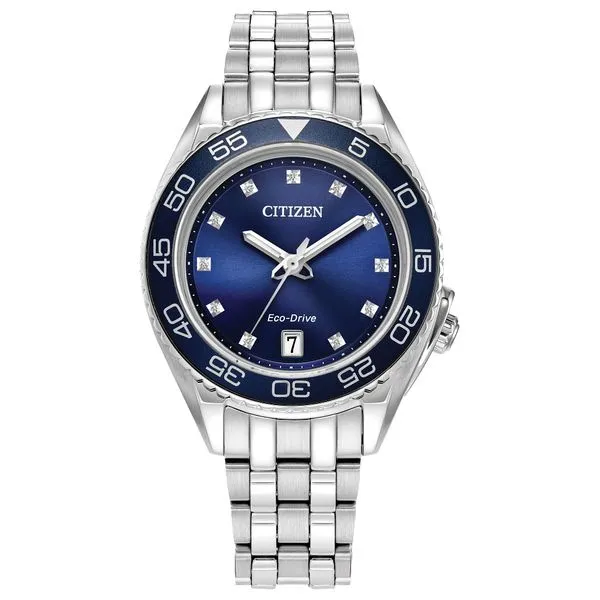 Lady's Citizen Eco-Drive "Carson" Stainless Steel Watch Doland Jewelers, Inc. Dubuque, IA