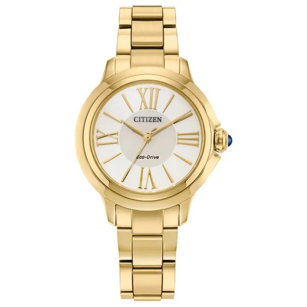 Ladies Citizen Eco Drive L Ceci Gold Tone Stainless Steel Dress Watch Doland Jewelers, Inc. Dubuque, IA