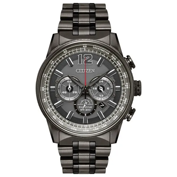 Men's Citizen Eco-Drive Chronograph Stainless Steel Watch Doland Jewelers, Inc. Dubuque, IA