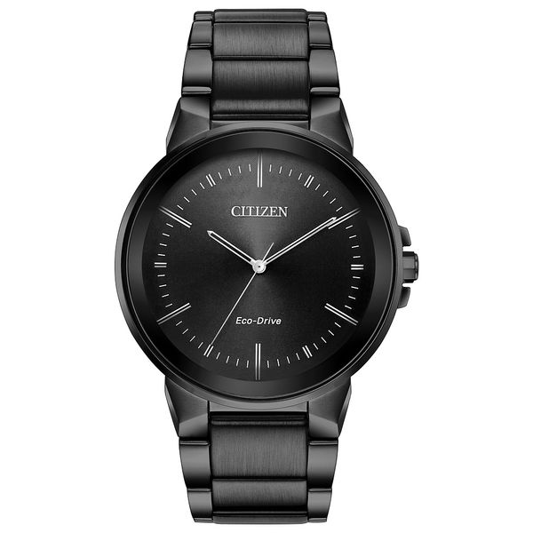 Men's Citizen Eco-Drive All Black Stainless Steel Dress Watch Doland Jewelers, Inc. Dubuque, IA