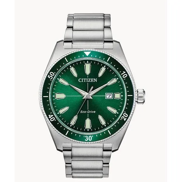 Men's Citizen Eco-Drive "Vintage Brycen" Stainless Steel Sport Watch Doland Jewelers, Inc. Dubuque, IA