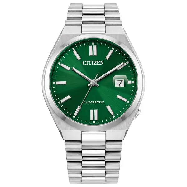 Men's Citizen Automatic White Stainless Steel Watch Doland Jewelers, Inc. Dubuque, IA