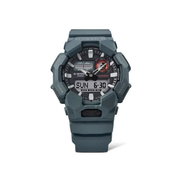 Men's Casio G-Shock Analog/Digital Rugged Bluish-Green Resin Watch Doland Jewelers, Inc. Dubuque, IA