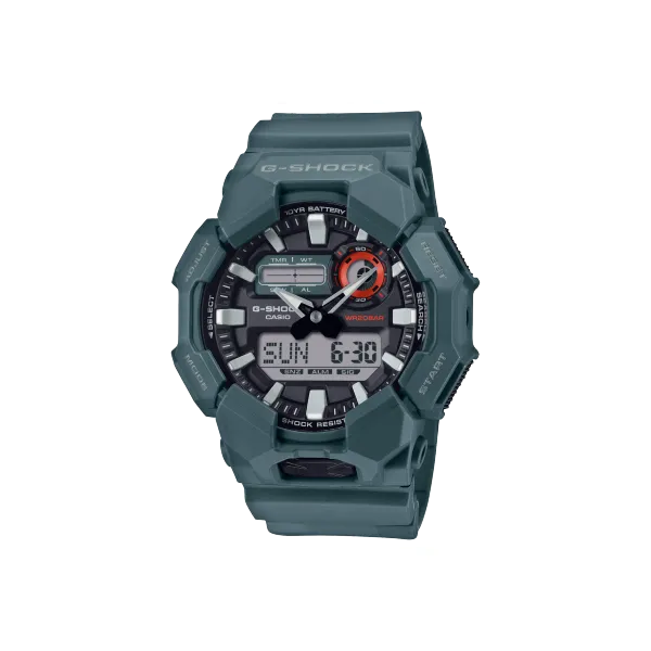 Men's Casio G-Shock Analog/Digital Rugged Bluish-Green Resin Watch Doland Jewelers, Inc. Dubuque, IA