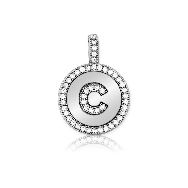 Sterling Silver Initials "C" Pendant Doland Jewelers, Inc. Dubuque, IA