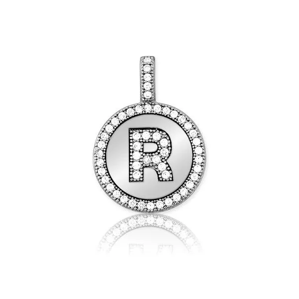 Sterling Silver Initials "R" Pendant Doland Jewelers, Inc. Dubuque, IA