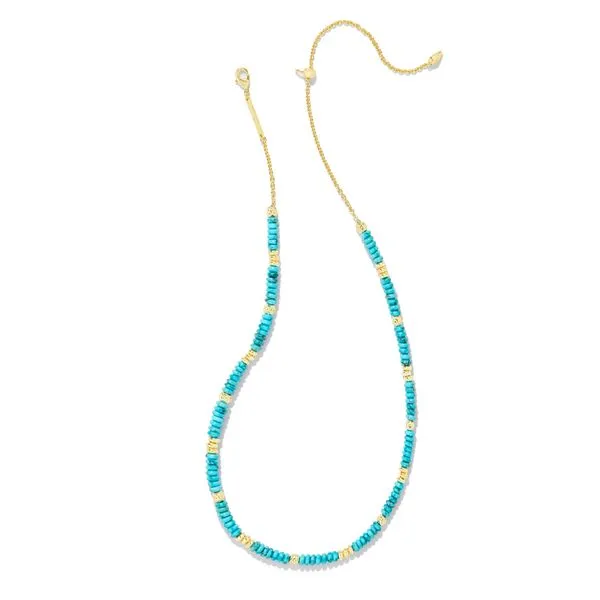 Deliah Yellow 14 Karat Gold Plated Adjustable Strand Pendant Doland Jewelers, Inc. Dubuque, IA