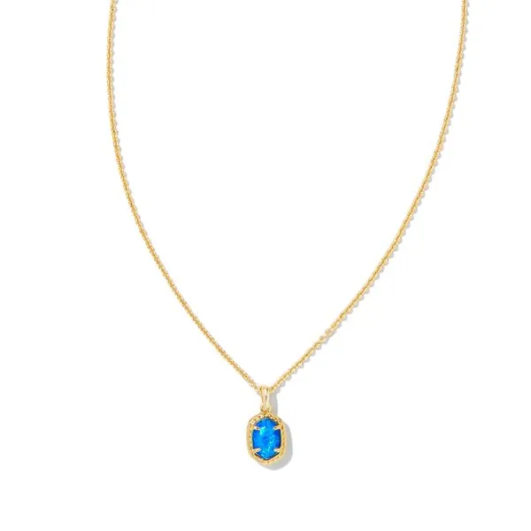 Kendra Scott Daphne Framed Yellow 14K Yellow Gold Plated Pendant Doland Jewelers, Inc. Dubuque, IA