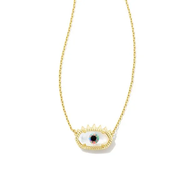 Elisa Evil Eye Yellow Gold Plated Pendant Doland Jewelers, Inc. Dubuque, IA