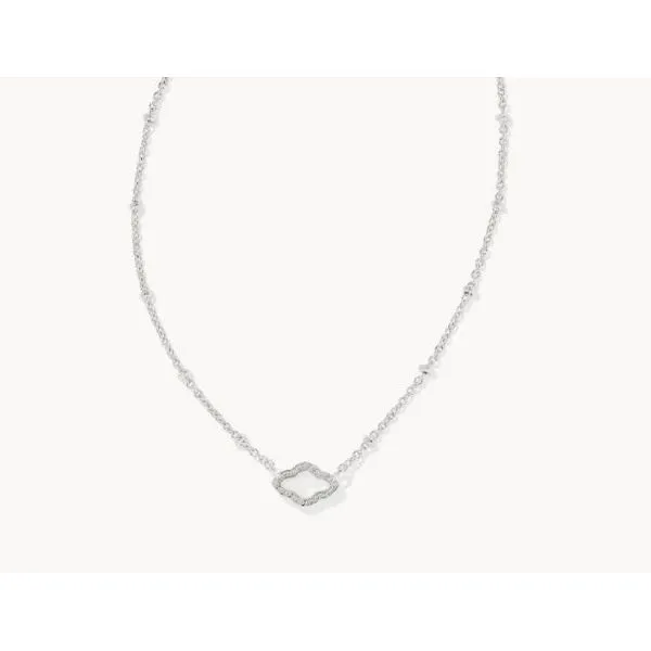 Mini Abbie Satellite White Rhodium Plated Pendant Doland Jewelers, Inc. Dubuque, IA