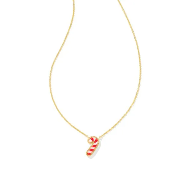 Candy Cane Yellow 14 Karat Gold Plated Pendant Doland Jewelers, Inc. Dubuque, IA