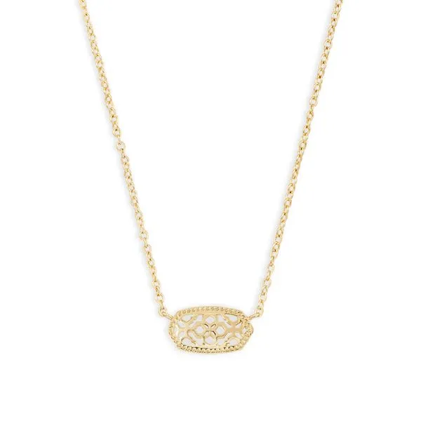 Elisa Yellow 14 Karat Gold Plated Signature Filigree Pendant Doland Jewelers, Inc. Dubuque, IA
