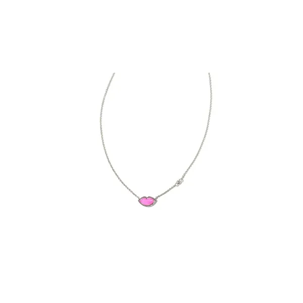 Lips Rhodium Plated Pendant Doland Jewelers, Inc. Dubuque, IA
