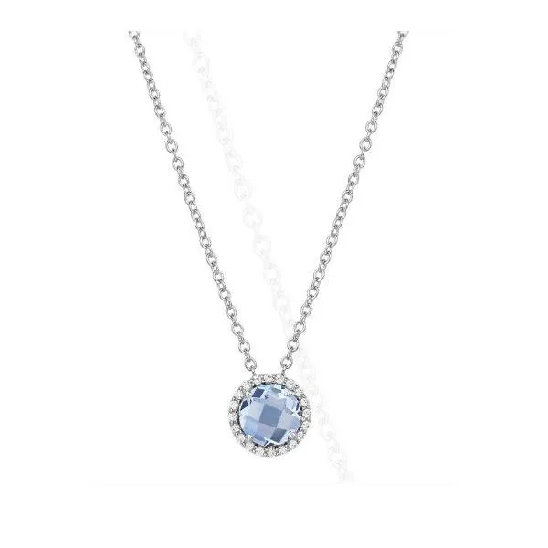 Sterling Silver Aquamarine Pendant Doland Jewelers, Inc. Dubuque, IA