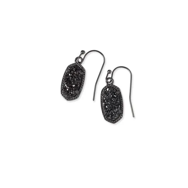 Gun Metal Black Drusy Lee Drop Earrings Doland Jewelers, Inc. Dubuque, IA