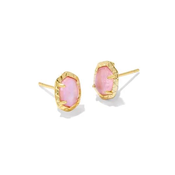 Kendra Scott Daphne Yellow Gold Plated Stud Earrings Doland Jewelers, Inc. Dubuque, IA