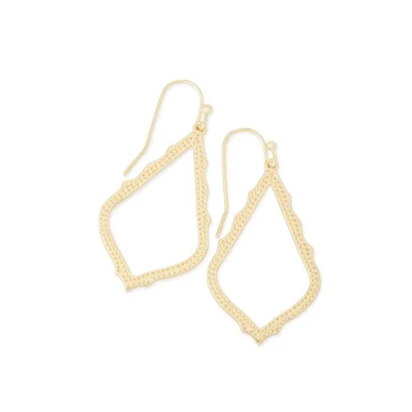 Sophia Yellow 14 Karat Gold Plated Signature Drop Earrings Doland Jewelers, Inc. Dubuque, IA