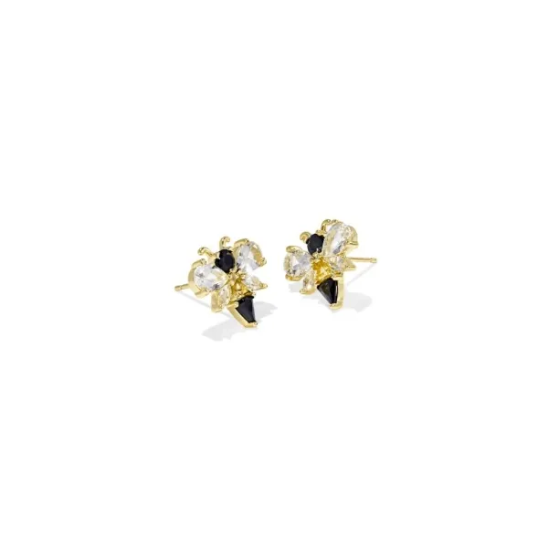 Yellow Gold Plated Bee Stud Earrings Doland Jewelers, Inc. Dubuque, IA
