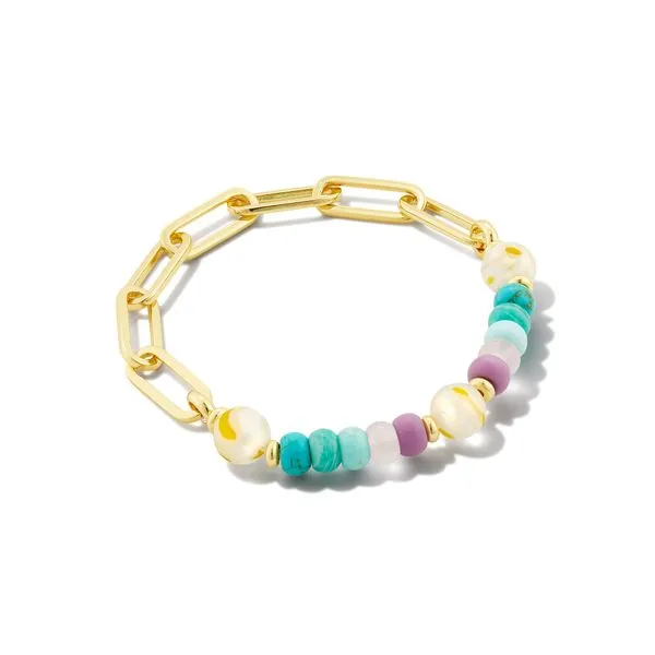 Ashton Half Chain 14 Karat Yellow Gold Plated Spring 2023 Bracelet Doland Jewelers, Inc. Dubuque, IA