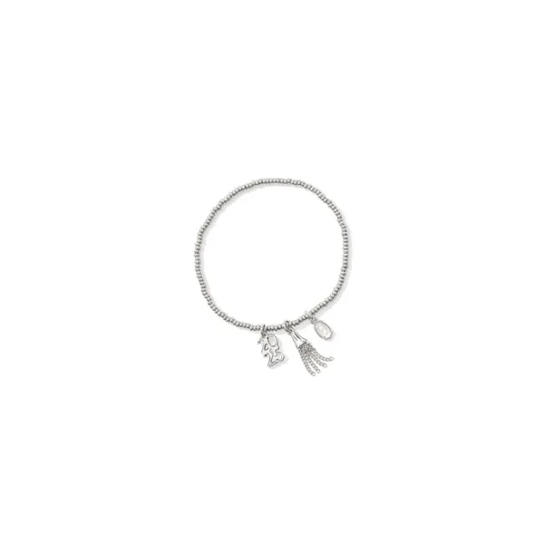 Rhodium Plated Graduation Stretch Bracelet Doland Jewelers, Inc. Dubuque, IA