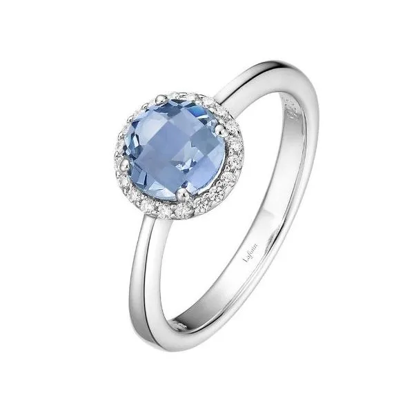 Halo on sale birthstone ring