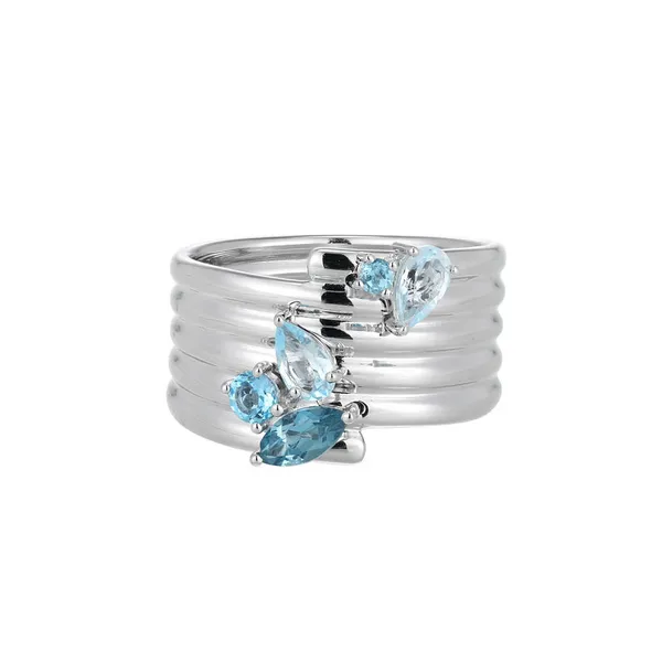 White Sterling Silver Goddess Collection Ring Doland Jewelers, Inc. Dubuque, IA
