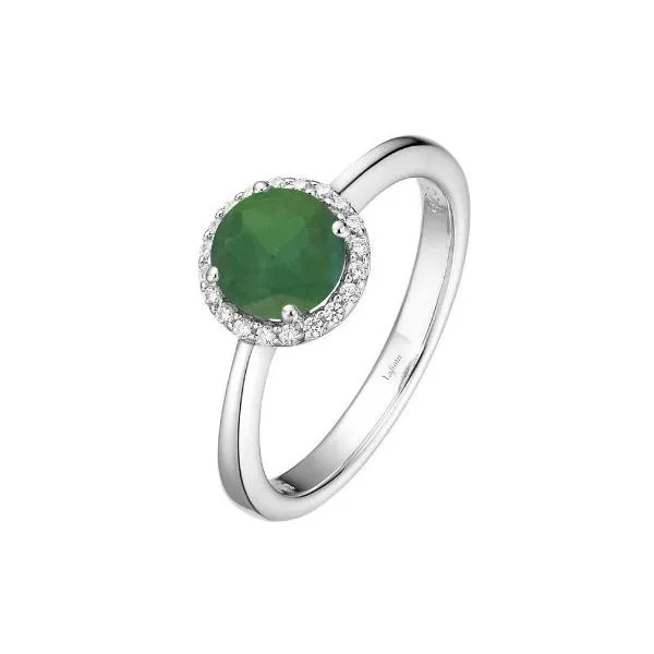 Sterling Silver Halo Ring Doland Jewelers, Inc. Dubuque, IA