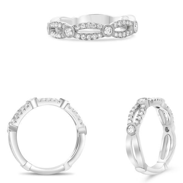 White Gold & Diamond Wedding Band Dominion Jewelers Falls Church, VA