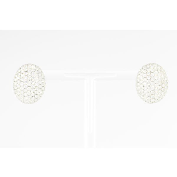 White 14 Karat Diamond Earrings Dominion Jewelers Falls Church, VA