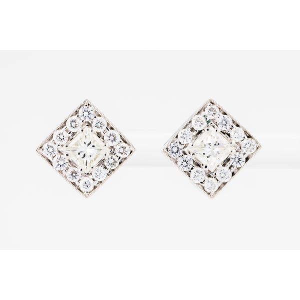Yellow 14 Karat Diamond Earrings Dominion Jewelers Falls Church, VA