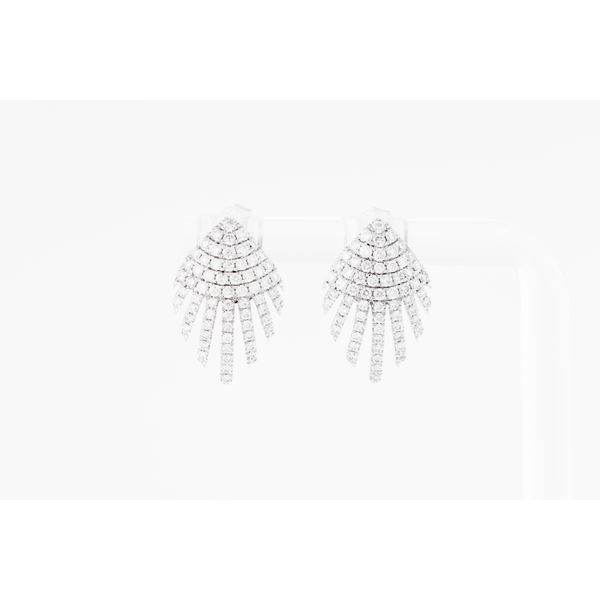 14K White Gold Diamond Stud Earrings Dominion Jewelers Falls Church, VA