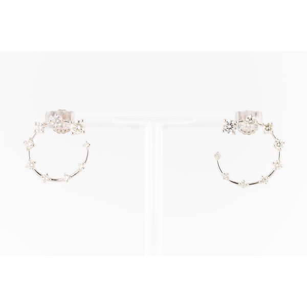 14K White Gold Diamond Earrings Dominion Jewelers Falls Church, VA