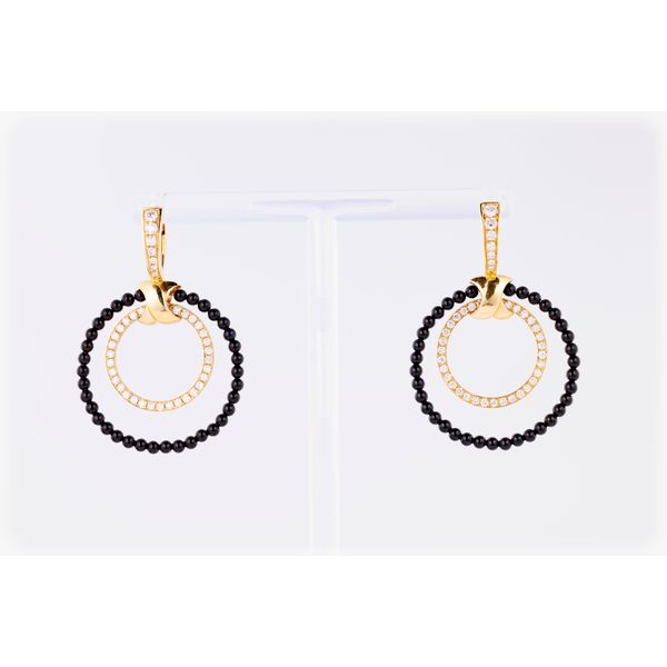 14 Karat Yellow Diamond Lever Back Earrings Dominion Jewelers Falls Church, VA