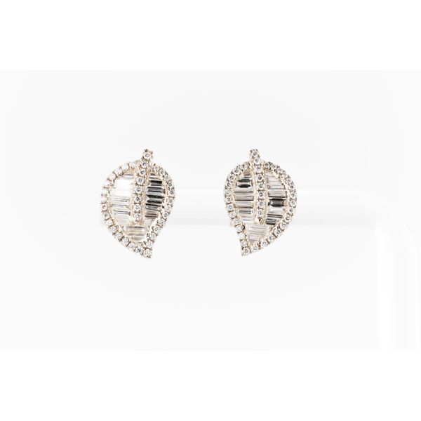 Yellow 14 Karat Diamond Stud Earrings Dominion Jewelers Falls Church, VA