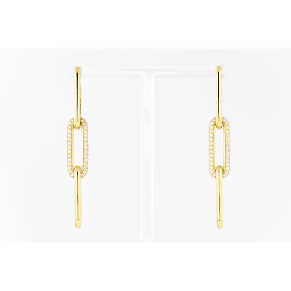 14Kt Yellow Diamond Drop Earrings Dominion Jewelers Falls Church, VA