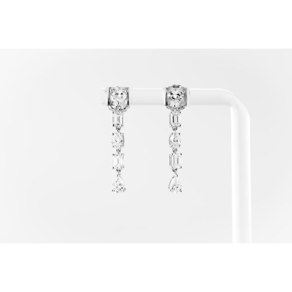 14Kt White Diamond Drop Earrings Dominion Jewelers Falls Church, VA