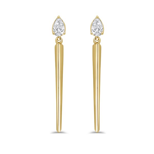 14Kt Yellow Diamond Drop Earrings Dominion Jewelers Falls Church, VA
