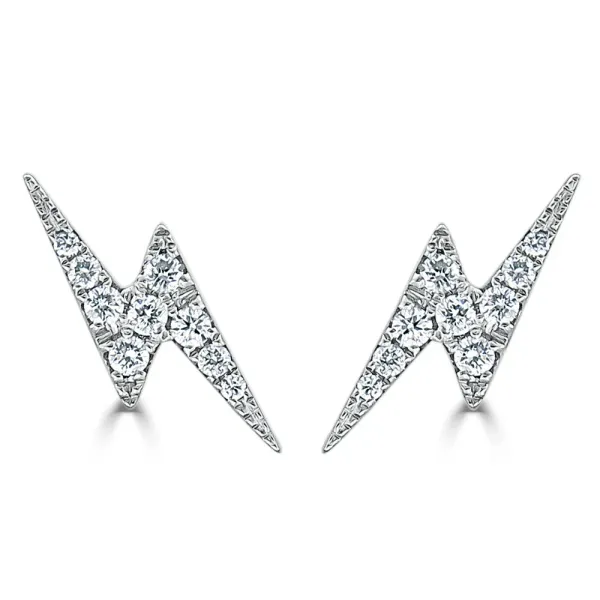 Lightning Bolt Stud Earrings Dominion Jewelers Falls Church, VA