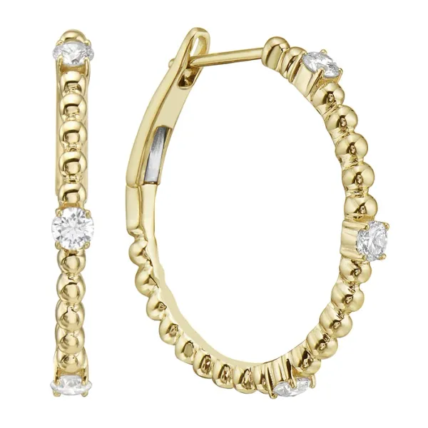 Diamond Hoop Earrings Dominion Jewelers Falls Church, VA